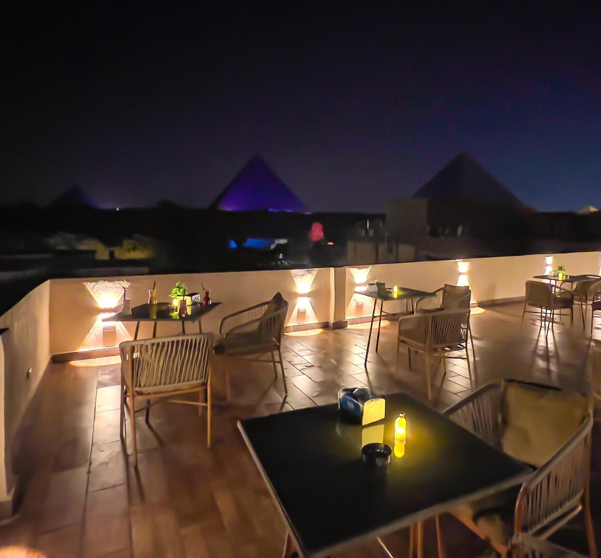 Pyramids Vista Inn Kafret el-Gabal Exterior foto